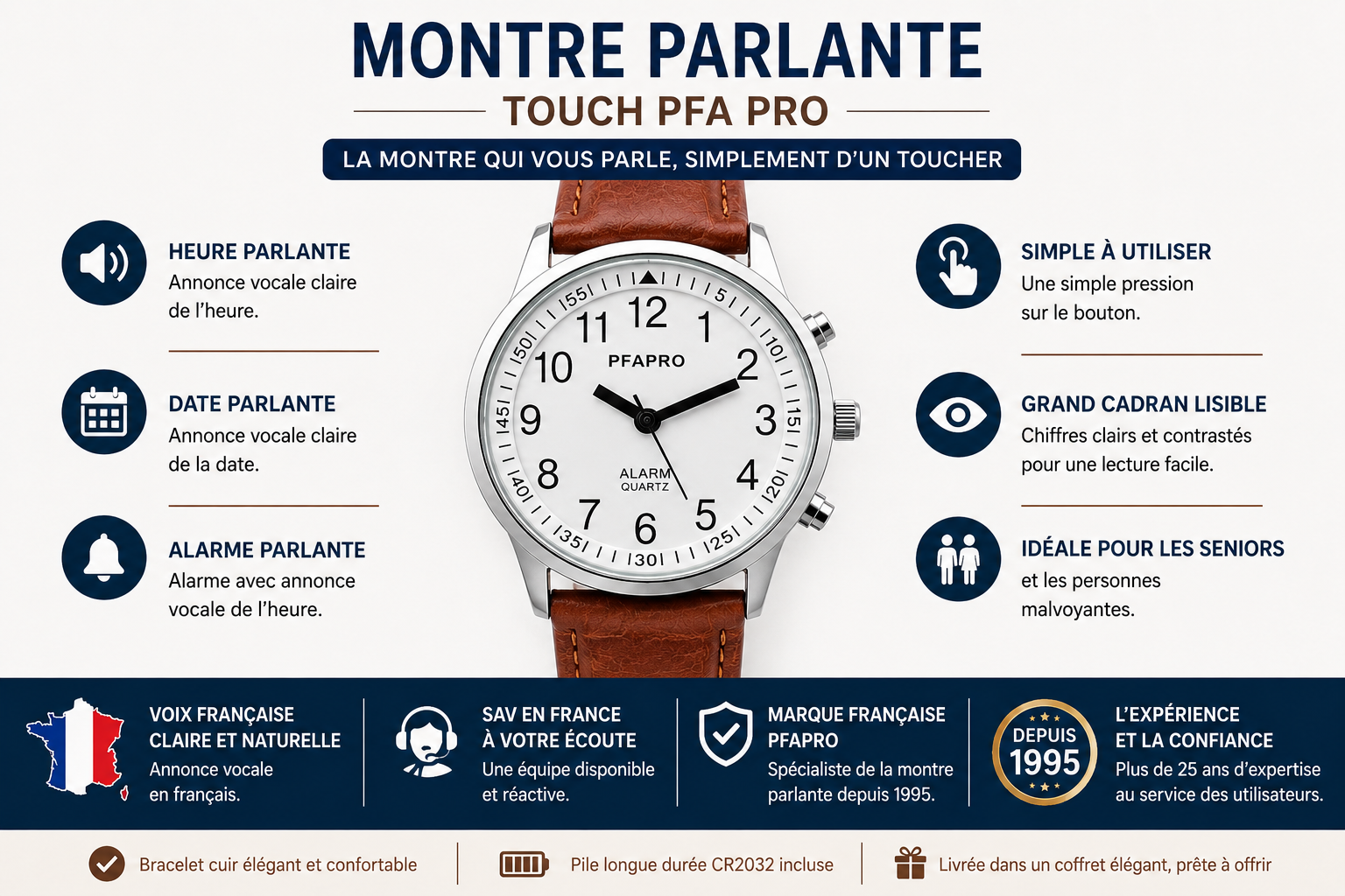 montre parlante TOUCH montre parlante TOUCH