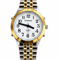 montre parlante homme bicolore montre parlante