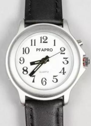 montre parlante avec annonce de l'heure