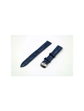 Bracelet cuir bleu pour Femme 16 mm