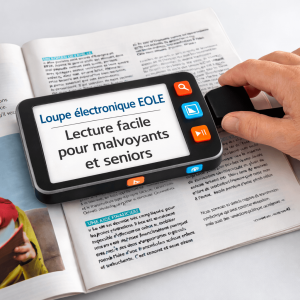 Loupe électronique EOLE 5 pouces, écran de 12,5 cm