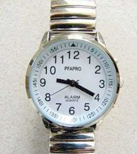 Montre parlante TOUCH pour Femme ou Homme, bracelet métallique La montre parlante