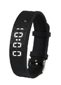 La montre vibrante couleur: noire La montre parlante