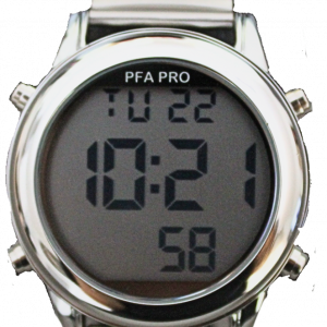 Montre parlante radio-pilotée LCD métallique La montre parlante