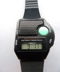 Montre parlante mixte, bracelet plastique La montre parlante