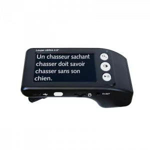 Loupe électronique LERIA 3,5″ écran 7,5 cm La montre parlante