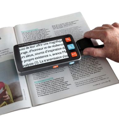 Loupe électronique EOLE 5 » écran de 12,5 cm La montre parlante Lupe éléctronique EOLE 5 pouces