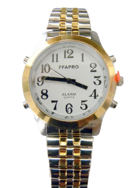 montre parlante pour F ou H avec annonce de la date