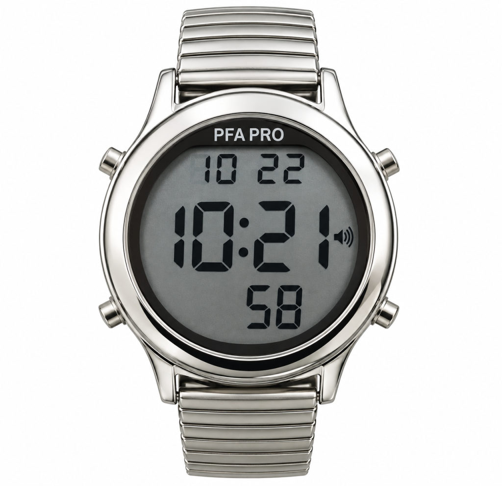 Montre parlante radio pilotée mixte - pfapro Montre parlante radio pilotée mixte